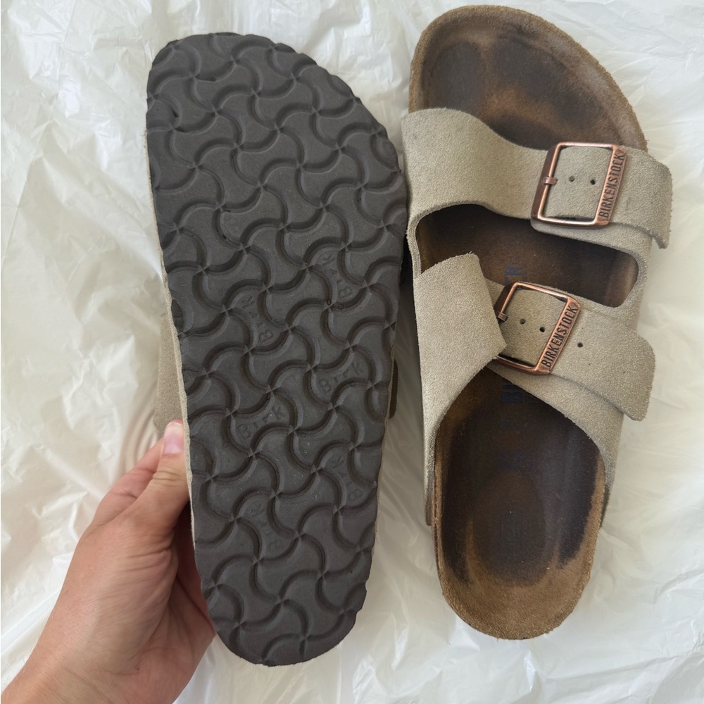 Suade Birkenstocks size 39